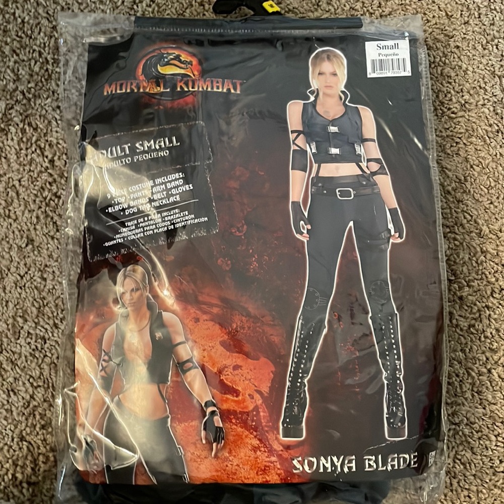 **SOLD**Mortal Combat Sonia Blade Costume Size Small
